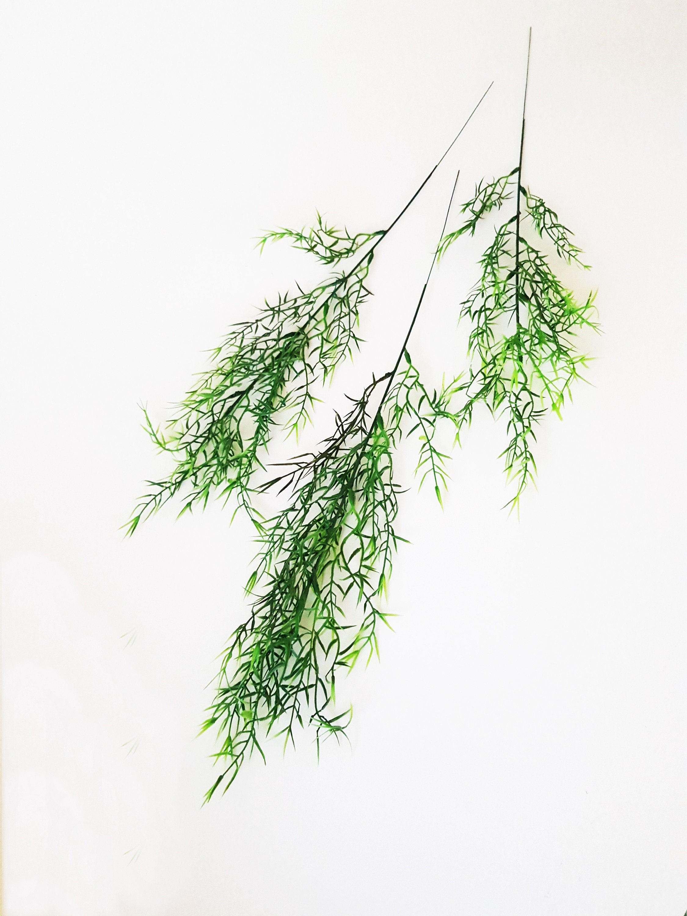 10 Greenery Filler 25.6 Branches Artificial Leaves Plastic Etsy