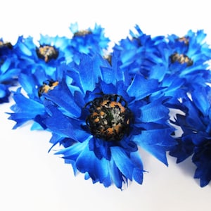 25 zijdeblauwe korenbloemen Bluebottle Wilde boeket Kunstbloemen Boeketten Bloesems Simulatie Bloem Home Party Decoration