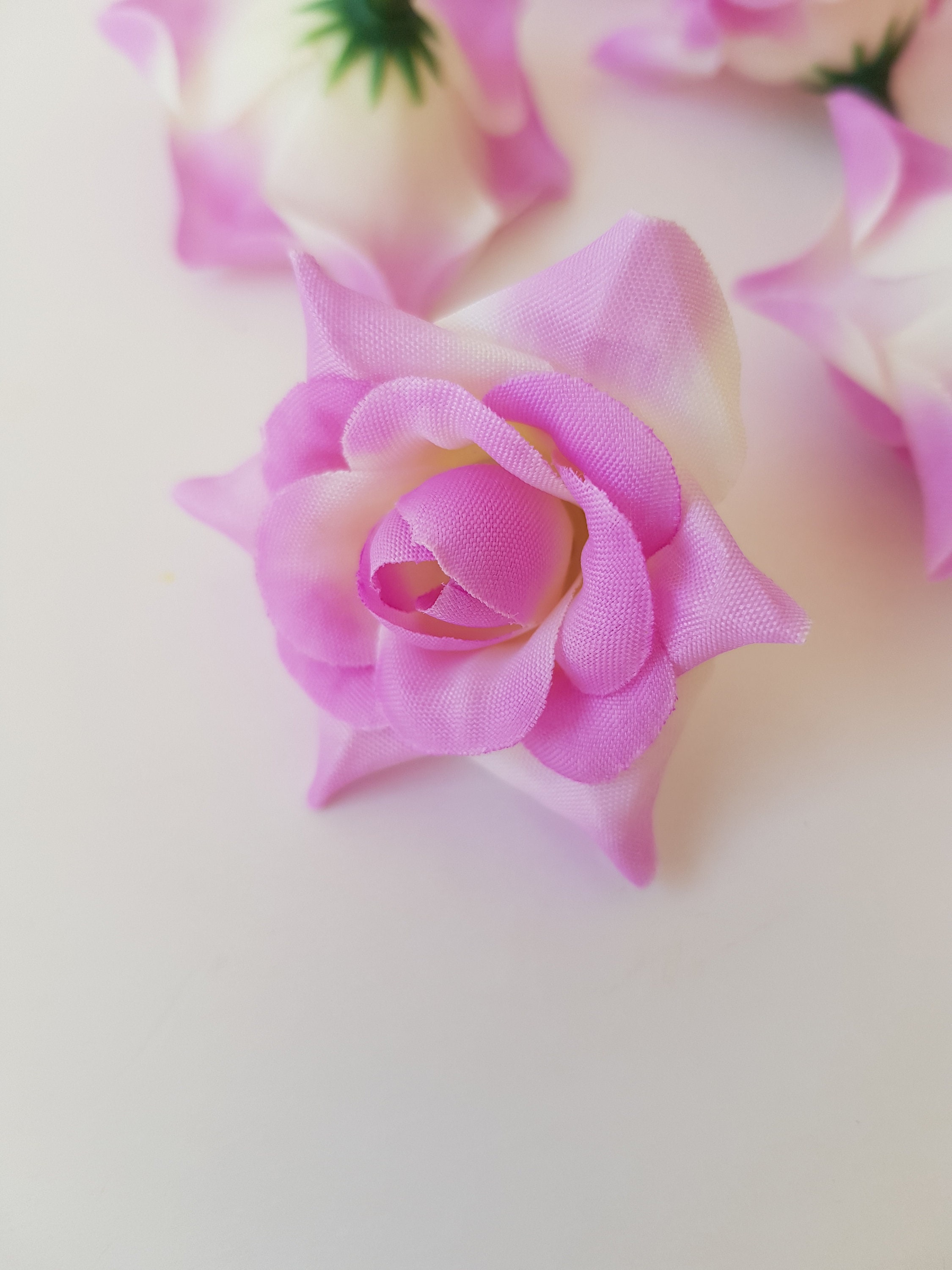 50 Mini Soft Purple Roses Very Beautiful Silk Rose DIY Crafts Etsy