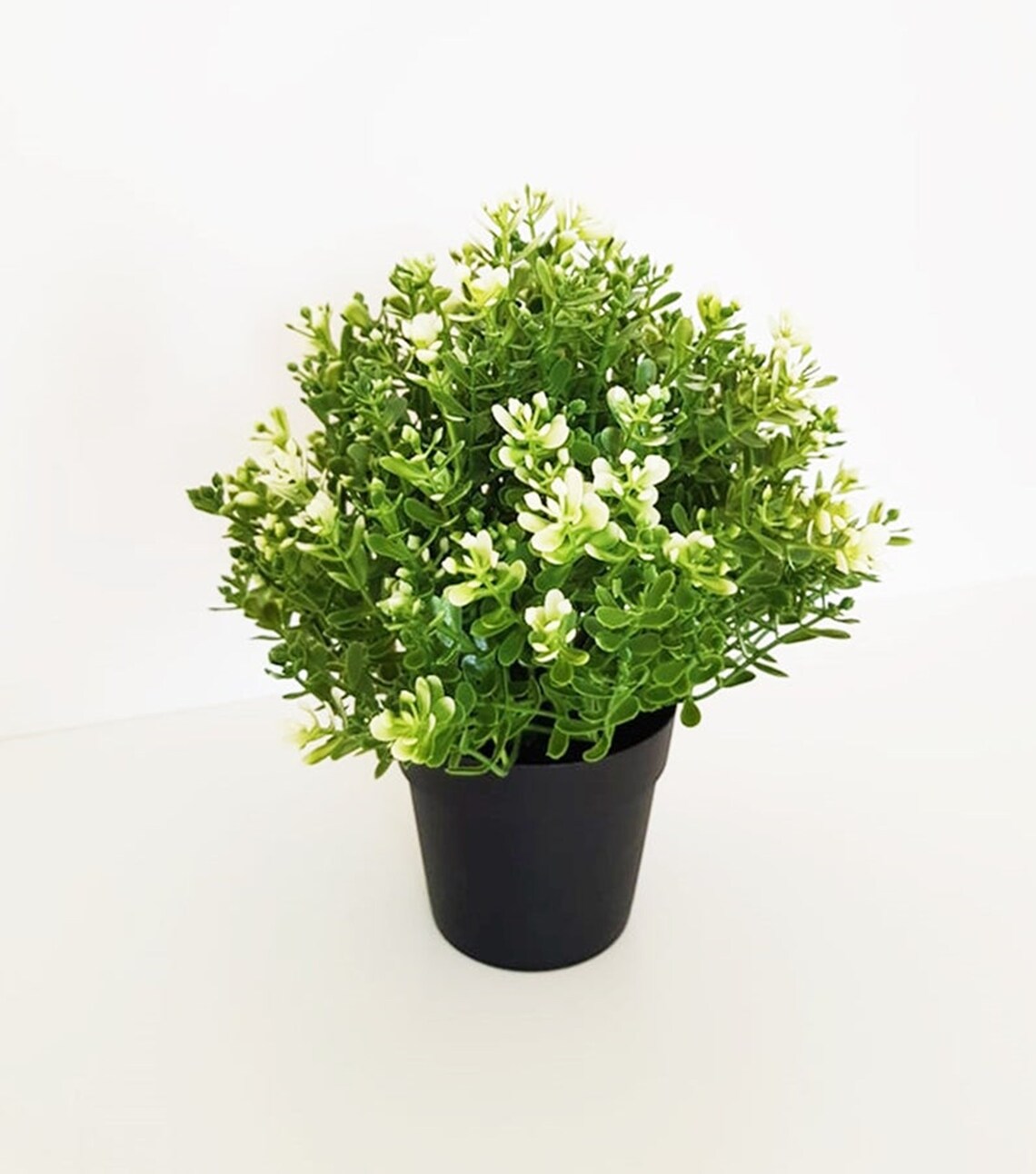 Small Plant in Pot Artificial Leaves Hight Quality Plastic Etsy