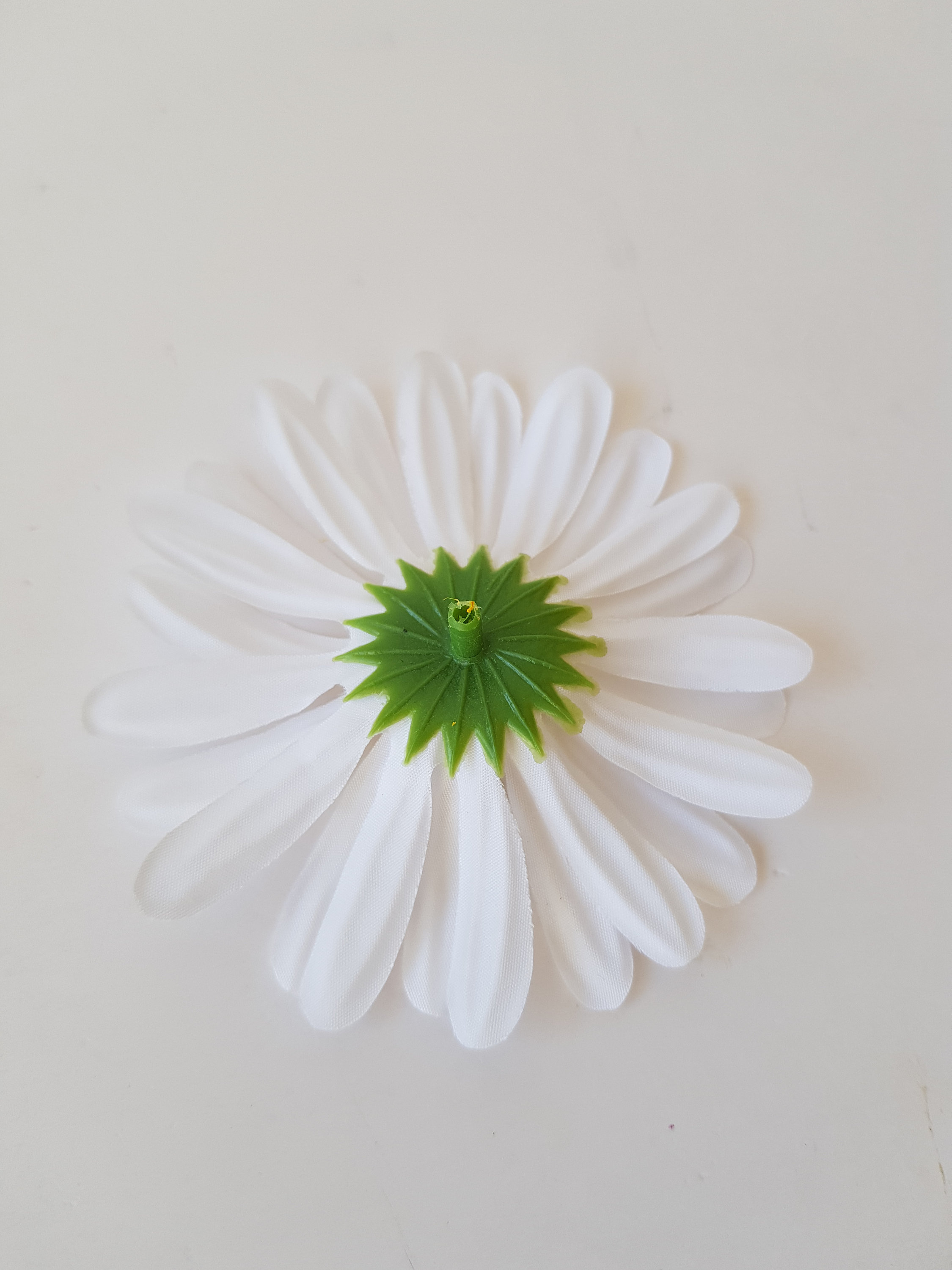 10 White Daisies Silk Flower Heads Artificial Daisy 3.15 Etsy Australia