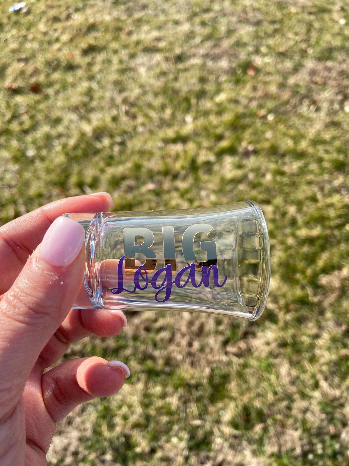 2 Personalized Big Little Shot Glasses SET OF 2Sorority Shot Etsy