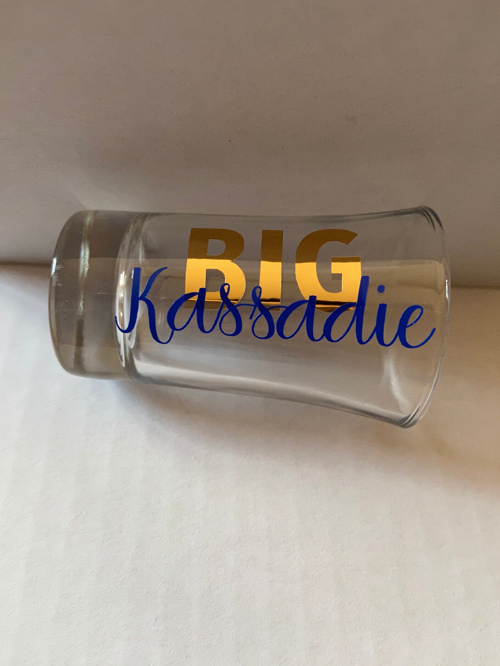 2 Personalized Big Little Shot Glasses SET OF 2Sorority Shot Etsy