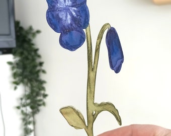 Laser Cut Violet Flower - February - Birth Month Flower Gift