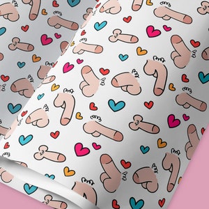 Fancy Penis Pattern Gift Wrap – Small Packages Co.