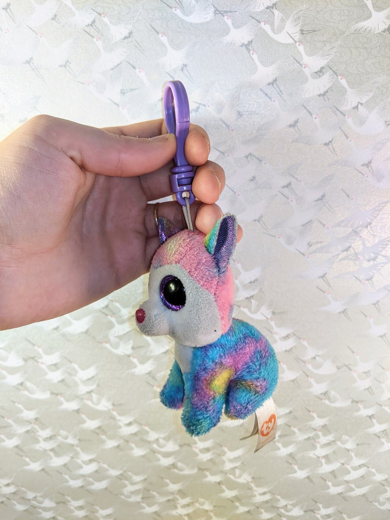TY Beanie Baby Keychains/Stuffed Animal Keychains/Animal Etsy