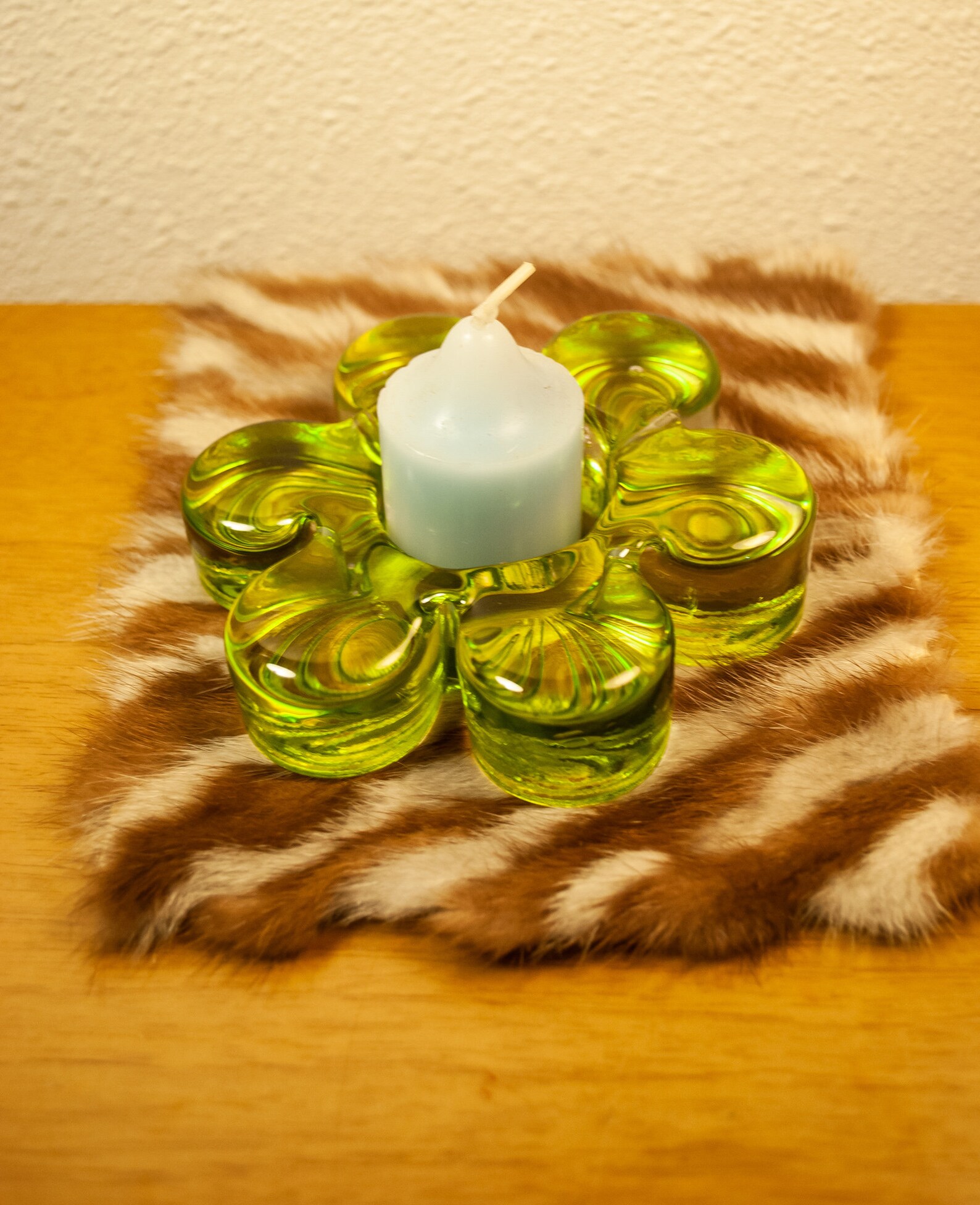 SeaGlas Bruk Floral Candle Holder/Vintage Candle Holder with Etsy