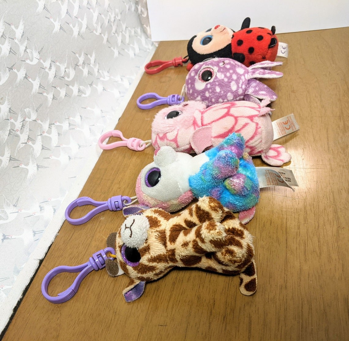 TY Beanie Baby Keychains/Stuffed Animal Keychains/Animal Etsy