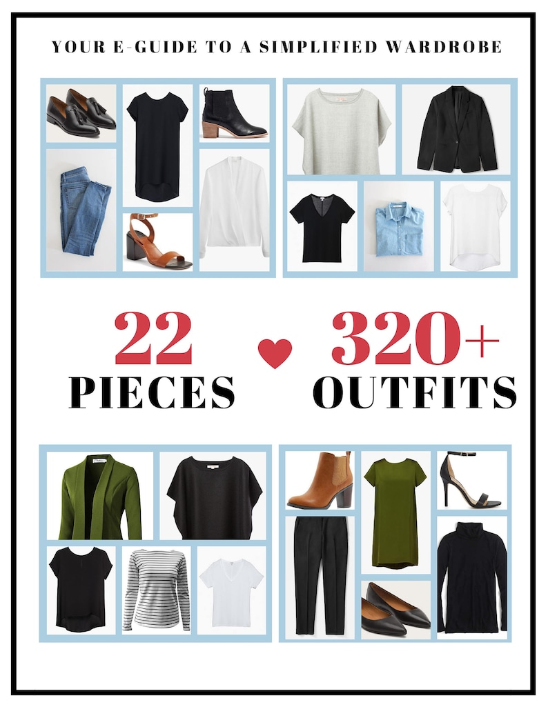 Capsule Wardrobe Guide. Find Your Style. Edit Your Closet. Etsy