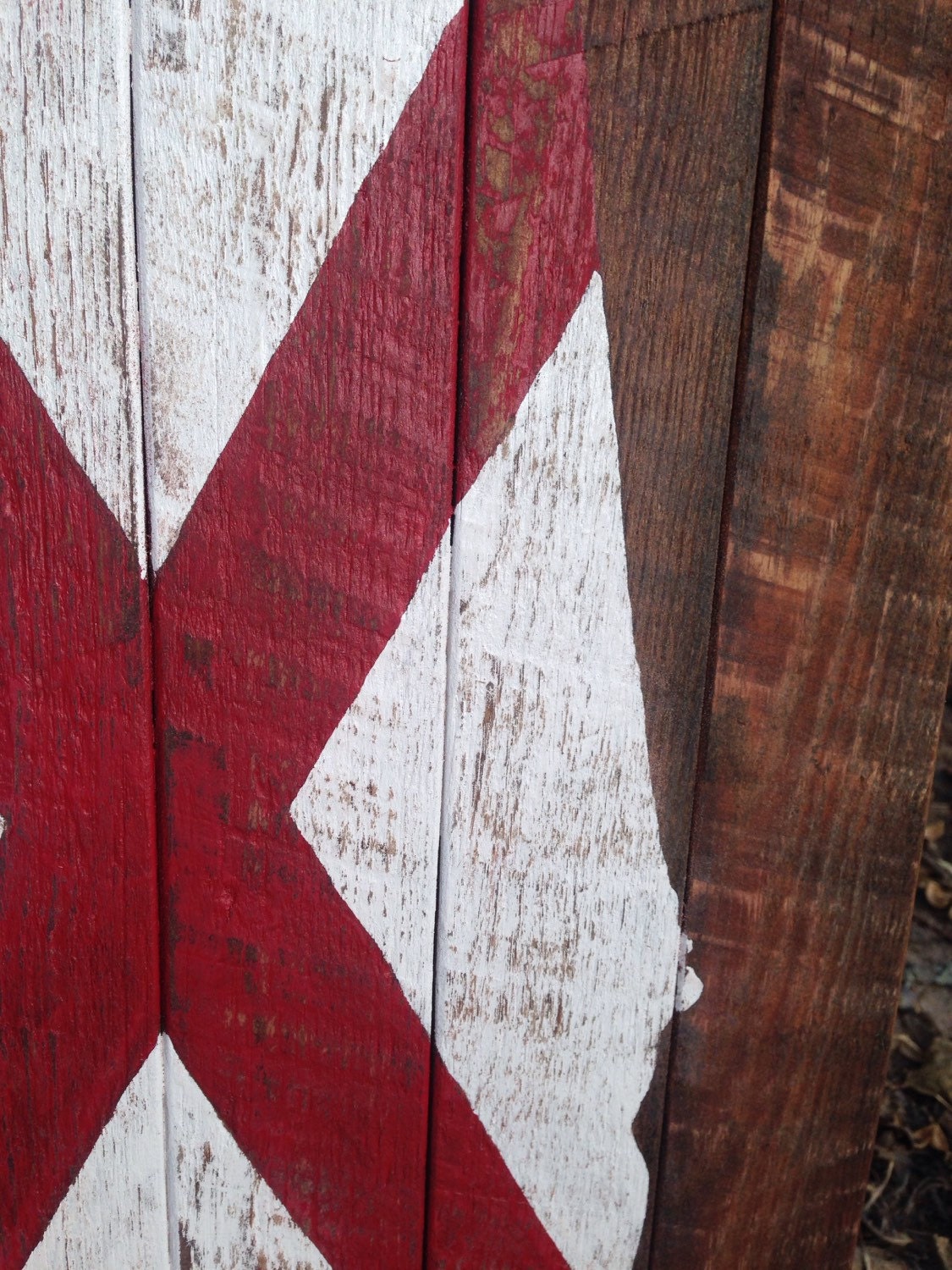 Reclaimed Wood Alabama State Flag Wall Art Etsy