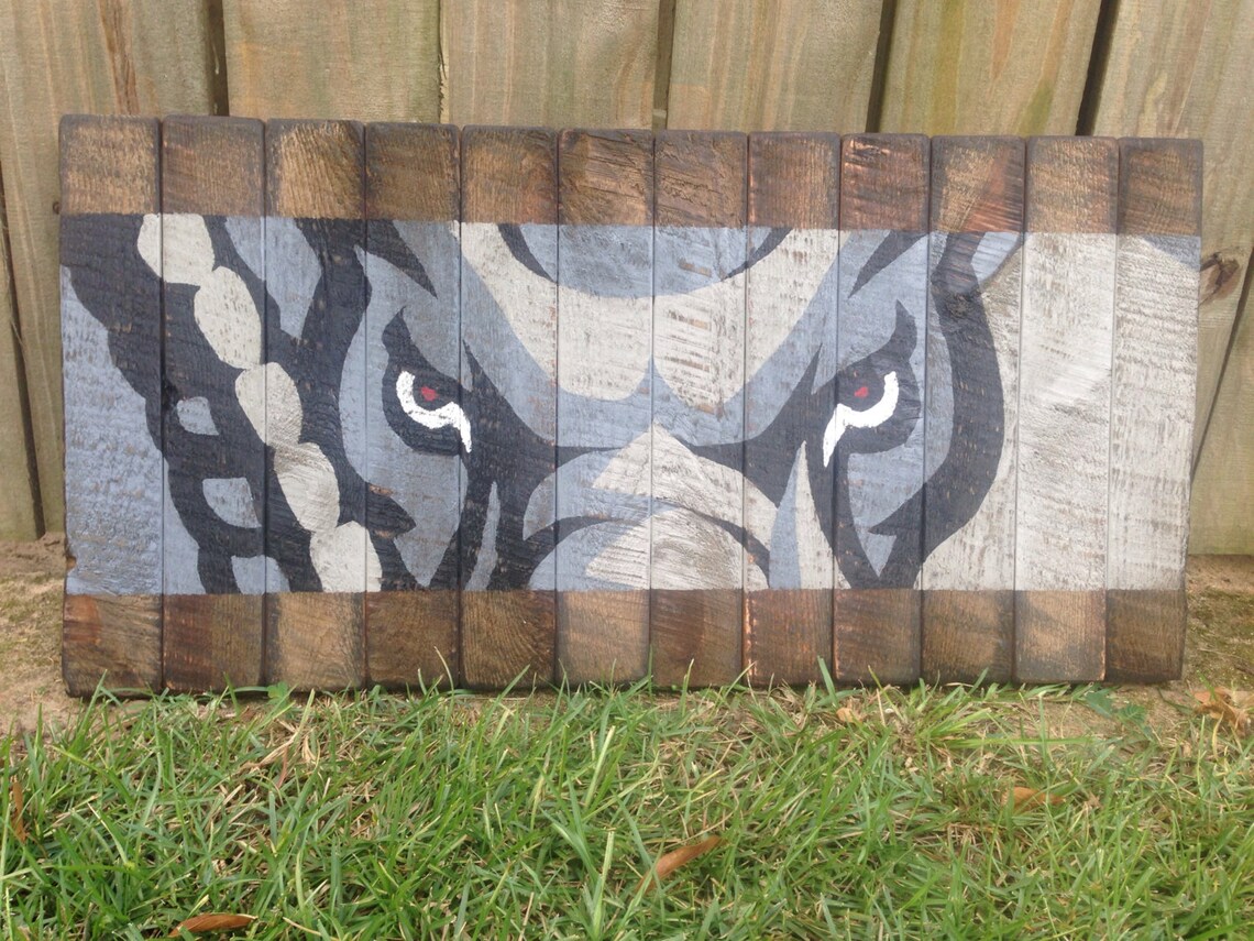 Reclaimed Wood Alabama Crimson Tide Wall Art Etsy
