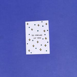 Carte Tellement fier de vous