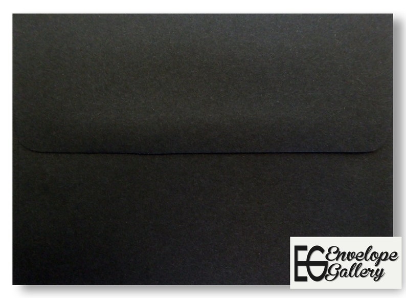 Black Smooth Finish 100 Boxed Envelopes for Invitations Parties Response Announcement Wedding Enclosures Shower Greeting Cards A2 A6 A7