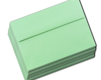 Pastel Green Envelopes 50 Pack for Invitations, Announcements, Greeting Cards Response Cards Gift Cards Craft Stampin Up Showers A2 A6 A7