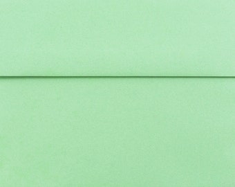 Pastel Green (4-3/4 x 6-1/2) A6 Envelopes for 4-1/2" x 6-1/4" Invitation Cards Announcements Weddings Photos Crafts Shower