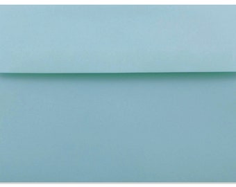 Pastel Blue A1 Envelopes for 3-3/8 x 4-7/8 Invitations Announcements Response Greeting Cards Enclosure Shower Weddings Communions Baby