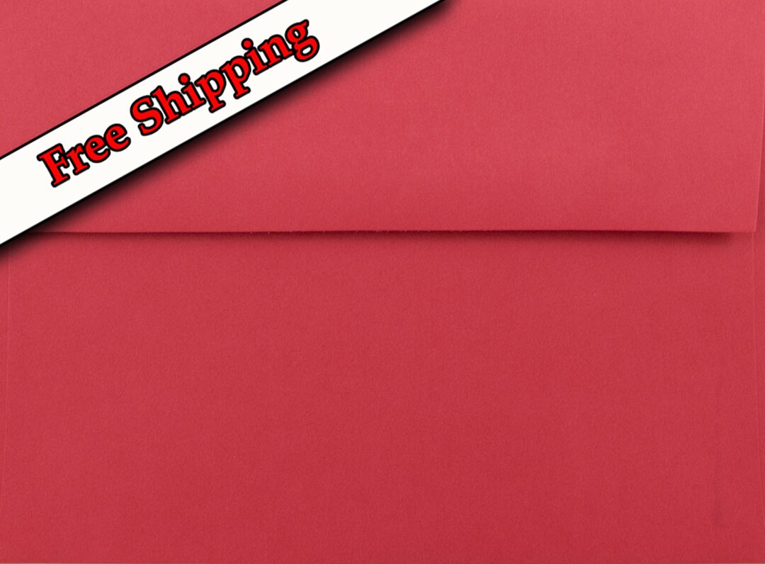 Holiday Red 25 70lb Envelopes for Invitations Response Cards
