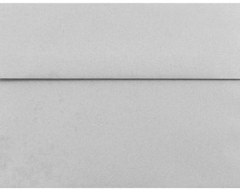 Pastel Gray A7 [5-1/4 x 7-1/4] Envelopes for 5 x 7 Greeting Cards Invitation Announcement Shower Communion Wedding Confirmation Christening.