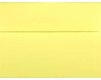 Canary Pastel Yellow 25 Envelopes for Invitations Announcements Showers Communion Weddings Confirmation Response Cards A2 A6 A7