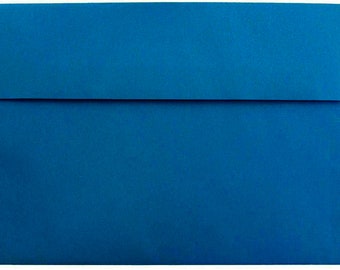 Deep Royal Blue 25 - 70lb Envelopes for Invitation Greeting Cards Announcements Craft Shower Communion Holidays Confirmation Enclosure