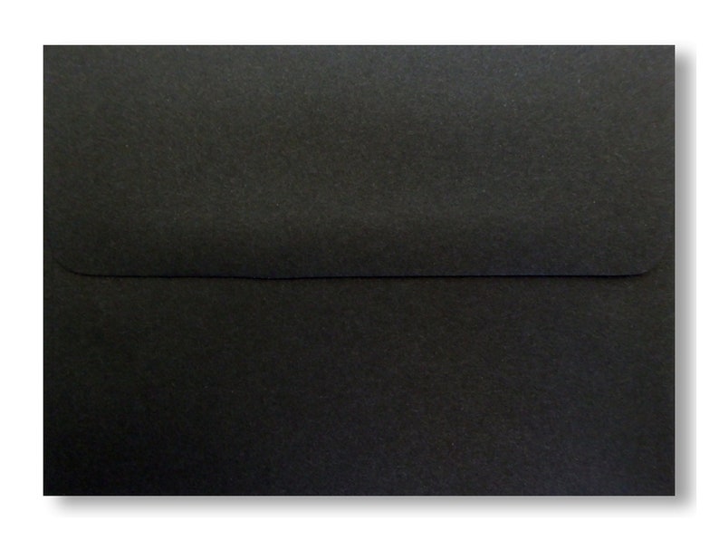 Black Smooth Finish 100 Boxed Envelopes for Invitations Parties Response Announcement Wedding Enclosures Shower Greeting Cards A2 A6 A7