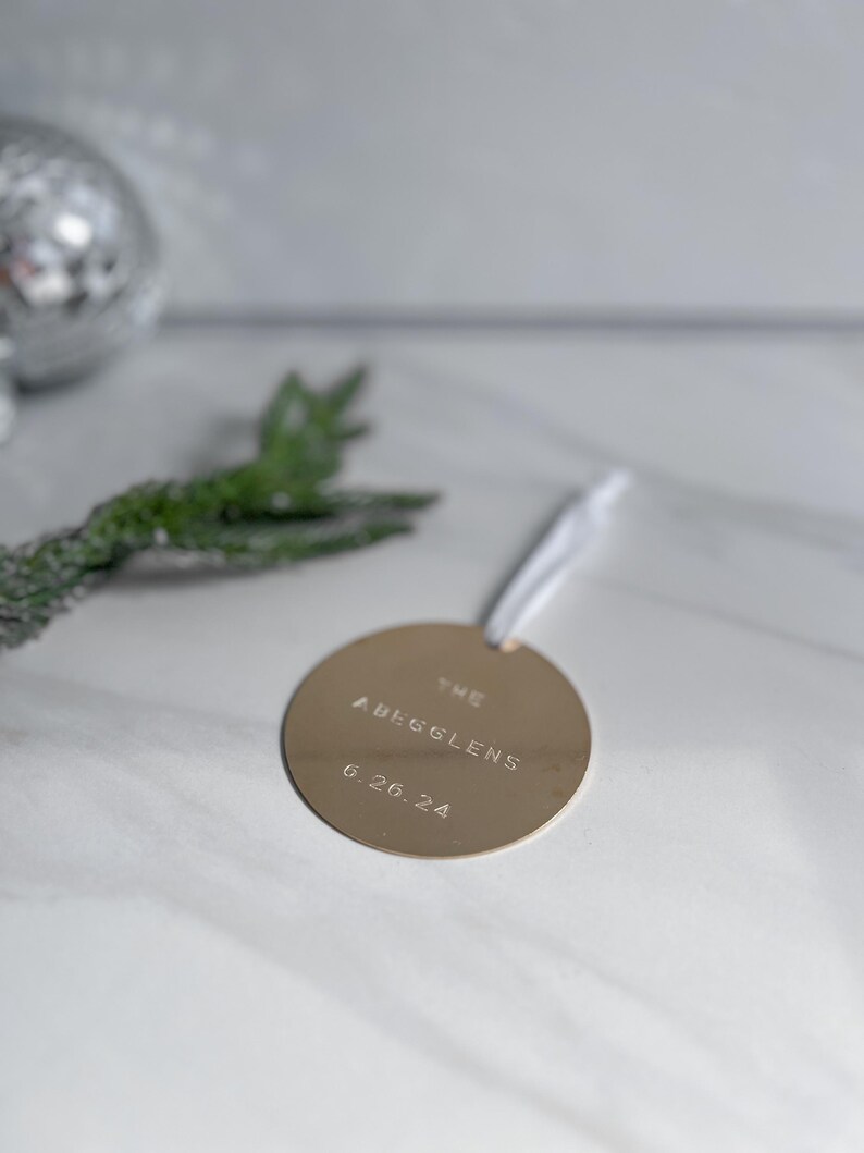 Personalized 3 Ornament Child's Name Birth Date Baby's Birth Ornament