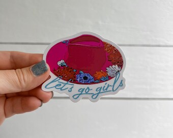 Die cut Sticker - let's go girls