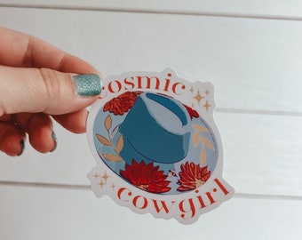 Die cut Sticker - Cosmic Cowgirl