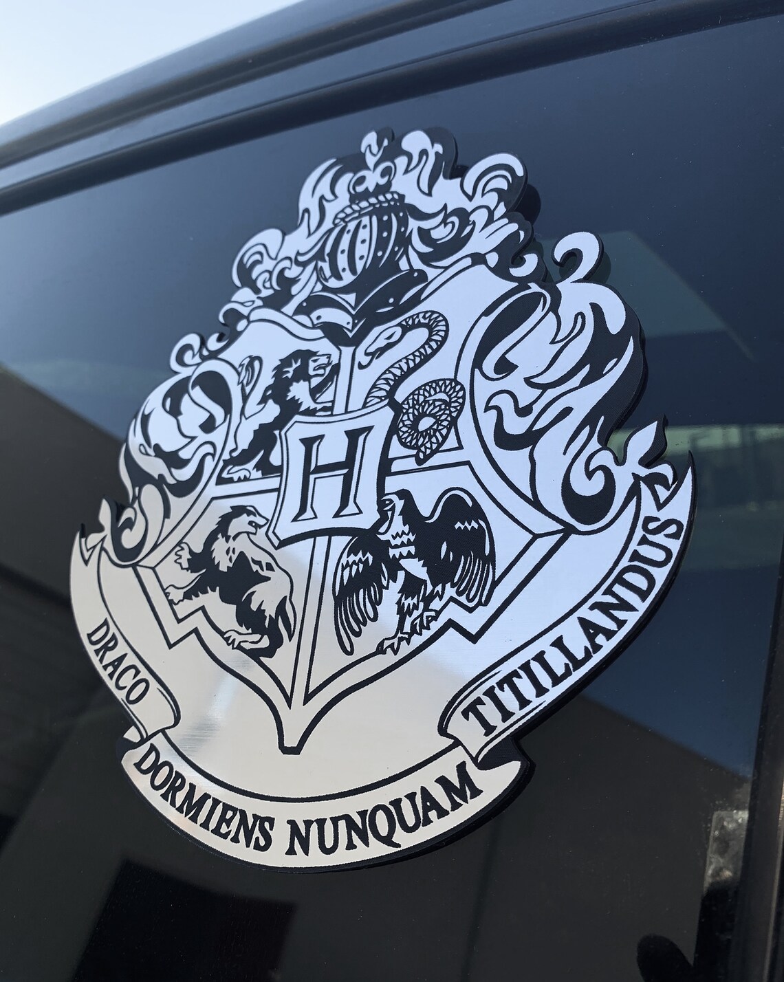 Harry Potter Car Decals Window Decal Hogwarts Car Decal Etsy