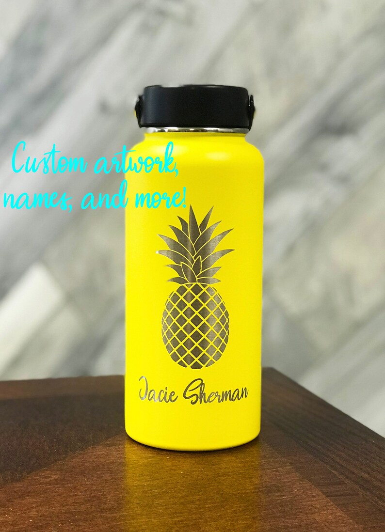 Custom Hydro Flasks Customized Water Bottle Personalized Etsy