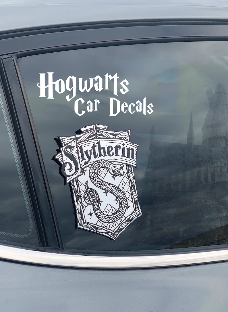 Harry Potter Car Decals, Window Decal, Hogwarts Car Decal, Gryffindor