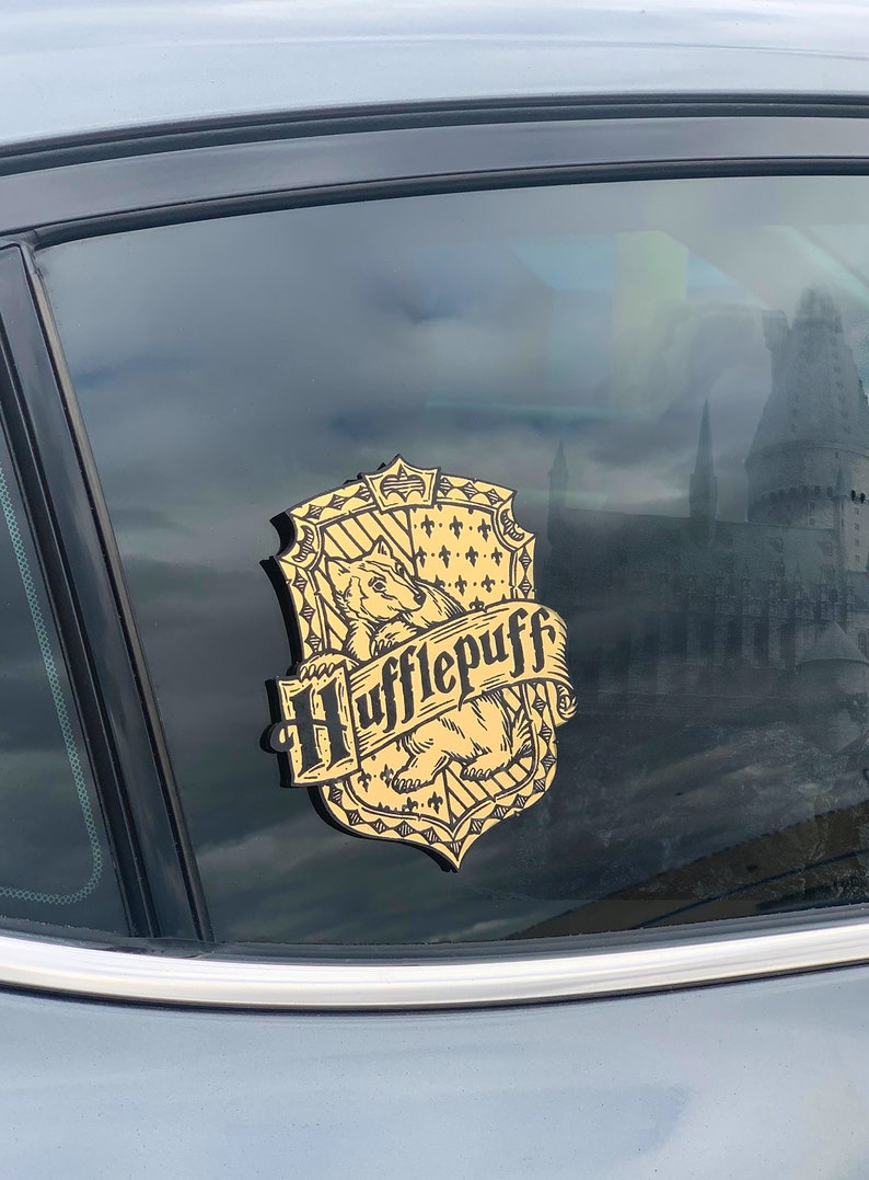 Harry Potter Car Decals, Window Decal, Hogwarts Car Decal, Gryffindor