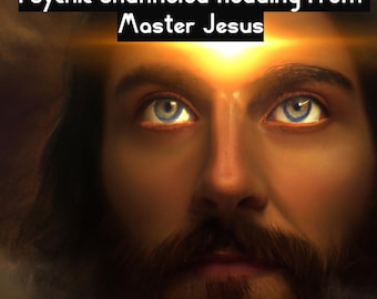 Master Jesus Psychic Reading, Channeled Reading, Master Jesus, by Violet Light Oracle