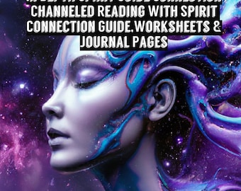 In Depth Spirit Guide Channeled Reading With PDF Guide, Worksheets and Journal Pages, Spirit Guide Art, New Offering
