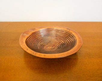 Ben Seibel Jenfred-ware koperen schotel schaal asbak Jenfredware midden van de eeuw moderne Vintage