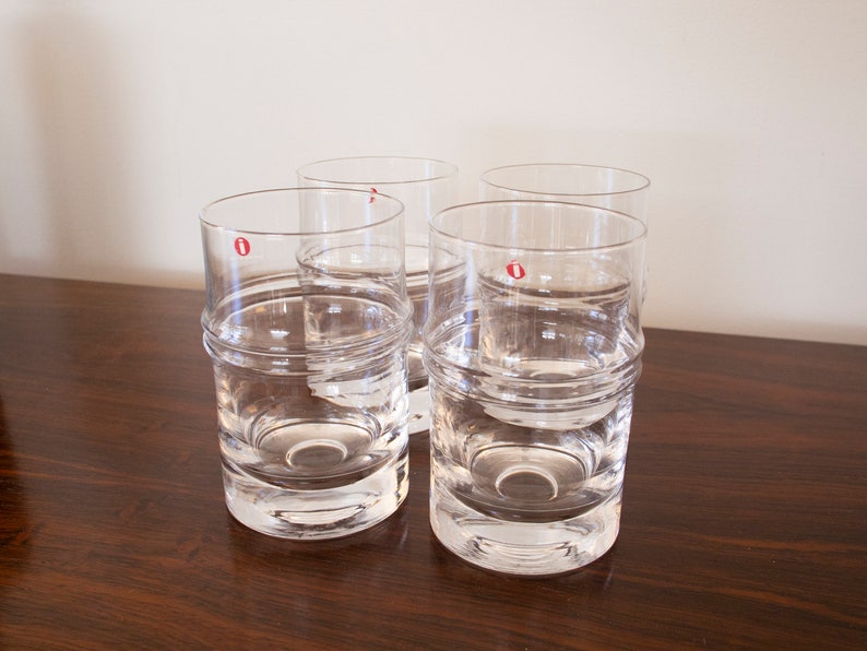 Set of 4 Iittala Drinking Glasses Cocktail Mid Century Modern - Etsy
