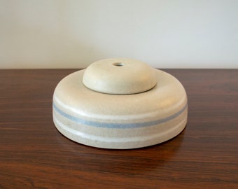 Vintage Italian Ceramic Lidded Box by Alvino Bagni Raymor Bitossi Mid Century Modern Pottery
