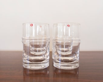 Set of 4 Iittala Drinking Glasses Cocktail Mid Century Modern Finland Scandinavian