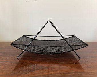 Mid Century Catch All by Richard Galef for Ravensware Perforated Metal Modern Desk Tray