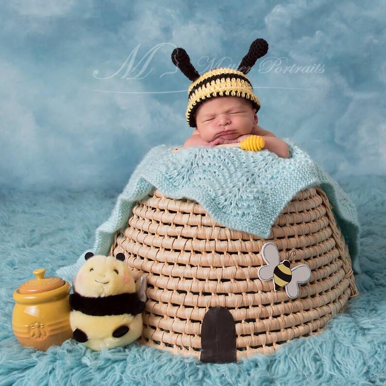 Newborn Bee Outfit Bee Hat and Stinger Baby Bee Costume Etsy