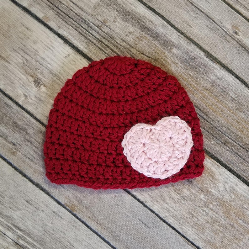 Baby Heart Hat Baby Valentines Day Hat Newborn Photo Prop Etsy