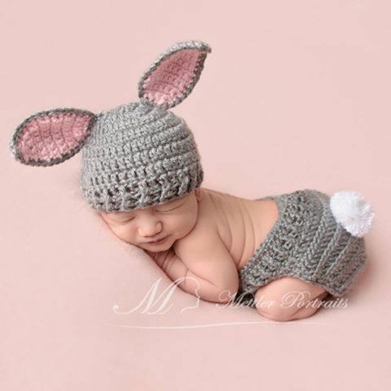 Baby Bunny Photo Outfit Baby Easter Bunny Outfit Crochet Etsy