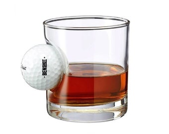 BenShot Golf Ball Rocks Glass - 11oz