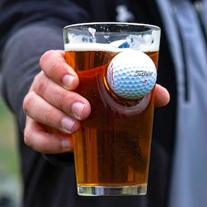 BenShot Golf Ball Pint Glass - 16oz