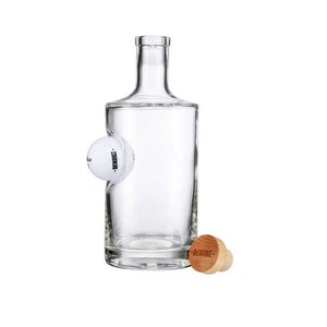 Golf Club Refillable Whisky Decanter with Optional Message Plaque 200ml