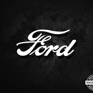 Ford Decal, Vinyl Die Cut Sticker