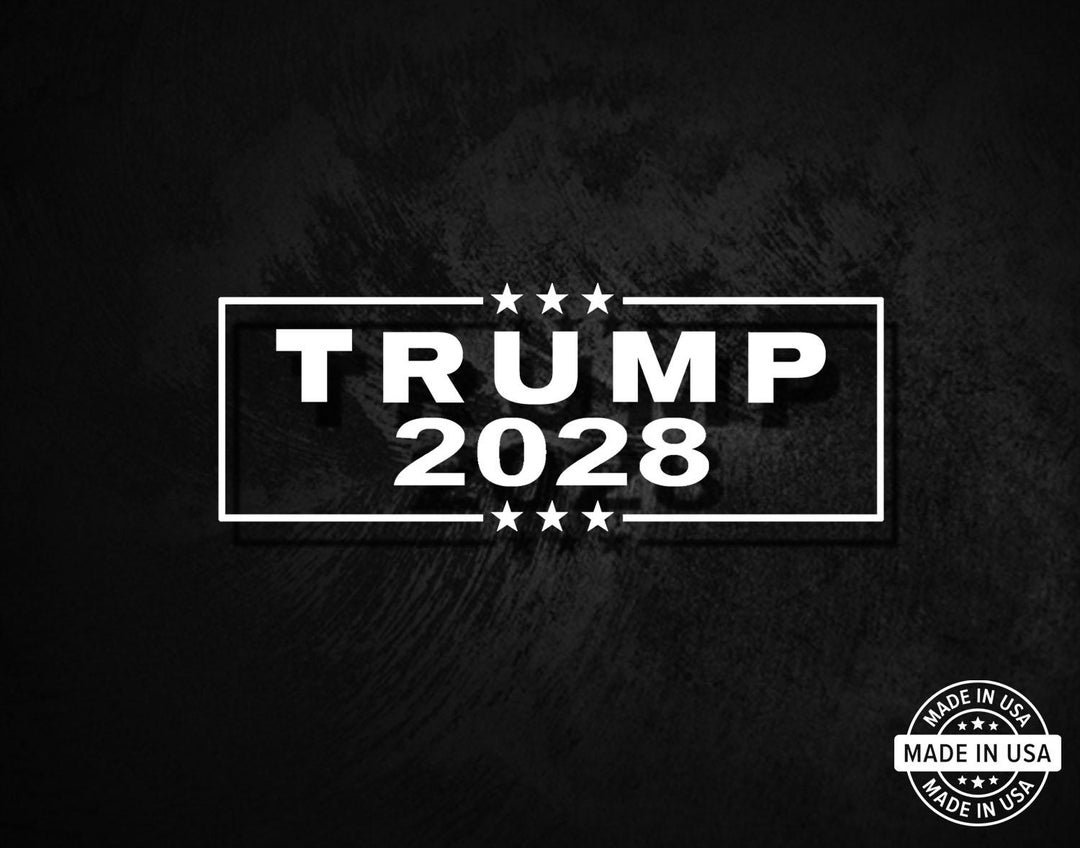 Trump 2028 Decal, Vinyl Die Cut Sticker - Etsy