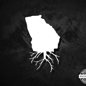 Georgia State Roots Vinyl Die Cut Decal