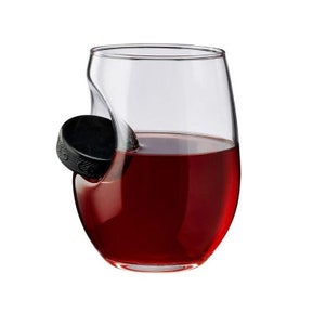 BenShot Hockey Puck Wine Glass - 15oz