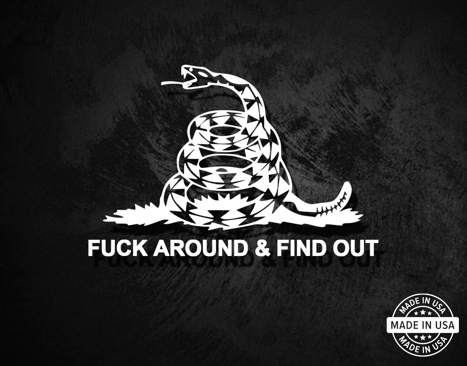 FAFO F--- Around Find Out Vinyl Sticker Warning Decal Toolbox - Foto 6